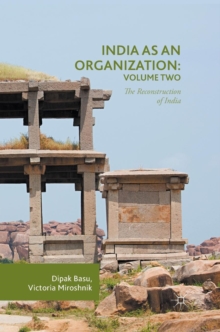 Image for India as an organization  : the reconstruction of IndiaVolume two