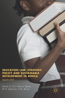 Image for Education law, strategic policy, and sustainable development in Africa  : Agenda 2063
