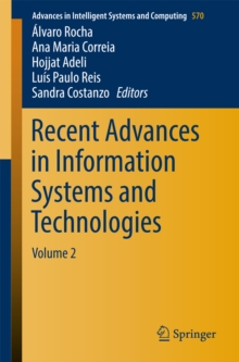 Image for Recent advances in information systems and technologies.
