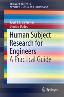 Image for Human Subject Research for Engineers: A Practical Guide