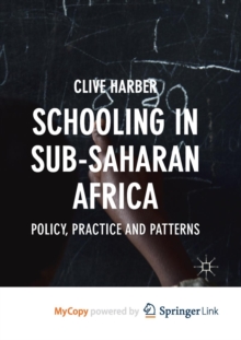 Image for Schooling in Sub-Saharan Africa