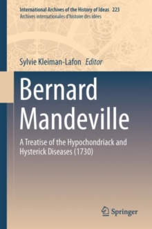 Image for Bernard Mandeville: A Treatise of the Hypochondriack and Hysterick Diseases (1730)