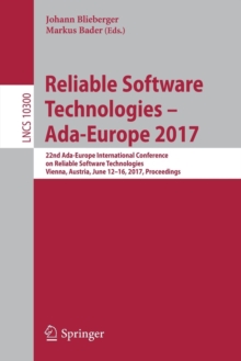 Image for Reliable Software Technologies – Ada-Europe 2017