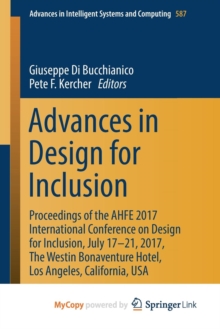 Image for Advances in Design for Inclusion