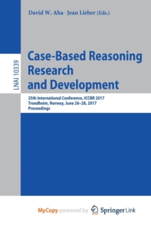 Image for Case-Based Reasoning Research and Development
