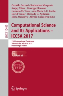 Image for Computational Science and Its Applications – ICCSA 2017