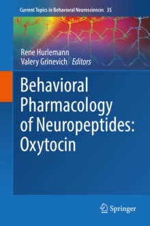 Image for Behavioral Pharmacology of Neuropeptides: Oxytocin
