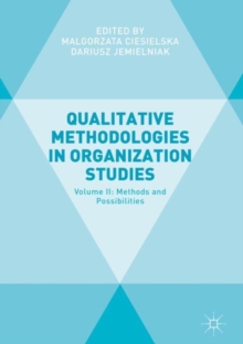 Image for Qualitative methodologies in organization studies.: (Methods and possibilities)