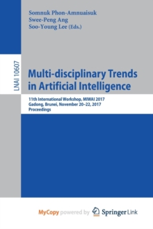 Image for Multi-disciplinary Trends in Artificial Intelligence