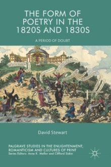 Form of Poetry in the 1820s and 1830s