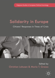 Image for Solidarity in Europe: citizens' responses in times of crisis