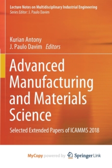 Image for Advanced Manufacturing and Materials Science