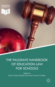 Image for The Palgrave handbook of education law for schools