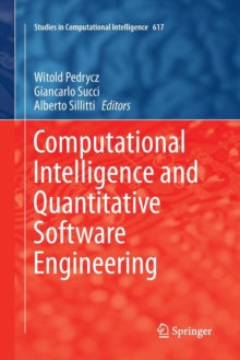 Image for Computational Intelligence and Quantitative Software Engineering