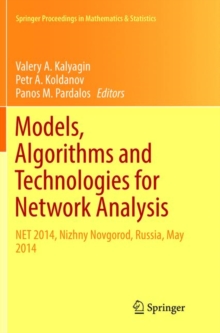 Image for Models, Algorithms and Technologies for Network Analysis