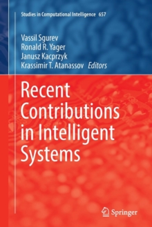 Image for Recent Contributions in Intelligent Systems