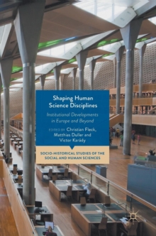 Image for Shaping Human Science Disciplines