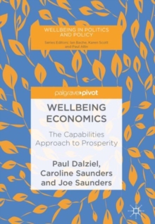 Image for Wellbeing economics  : the capabilities approach to prosperity