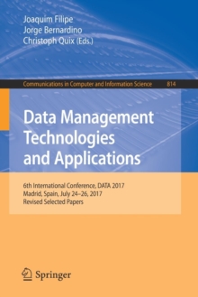 Image for Data Management Technologies and Applications