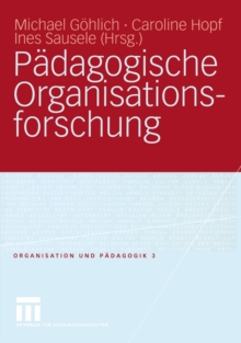 Image for Padagogische Organisationsforschung