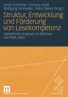 Image for Struktur, Entwicklung und Forderung von Lesekompetenz: Vertiefende Analysen im Rahmen von PISA 2000