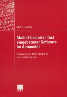 Image for Modell-basierter Test Eingebetteter Software Im Automobil: Auswahl Und Beschreibung Von Testszenarien