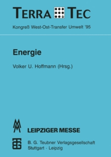Image for Energie: TerraTec '95 Kongre West-Ost-Transfer Umwelt vom 1. bis 3. Marz 1995