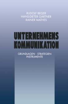 Image for Unternehmenskommunikation: Grundlagen * Strategien Instrumente