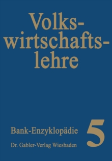 Image for Volkswirtschaftslehre