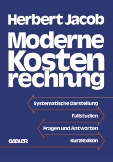 Image for Moderne Kostenrechnung