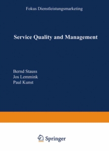 Image for Service Quality and Management