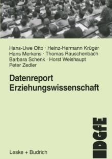 Image for Datenreport Erziehungswissenschaft: Befunde und Materialien zur Lage und Entwicklung des Faches in der Bundesrepublik