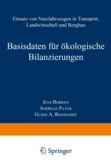 Image for Basisdaten fur okologische Bilanzierungen: Einsatz von Nutzfahrzeugen in Transport, Landwirtschaft und Bergbau
