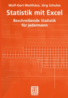 Image for Statistik mit Excel: Beschreibende Statistik fur jedermann