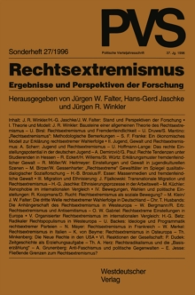 Image for Rechtsextremismus: Ergebnisse und Perspektiven der Forschung.