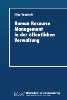 Image for Human Resource Management in der offentlichen Verwaltung.