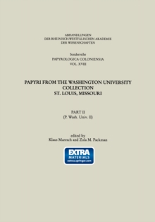 Image for Papyri from the Washington University Collection St. Louis, Missouri: Part II (P. Wash. Univ. II)
