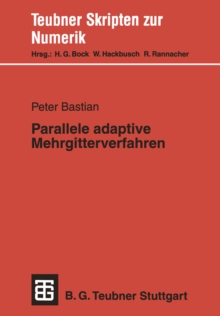 Image for Parallele adaptive Mehrgitterverfahren.