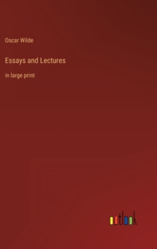 Image for Essays and Lectures : in large print