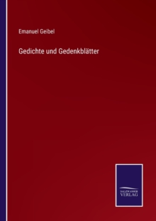 Image for Gedichte und Gedenkblatter