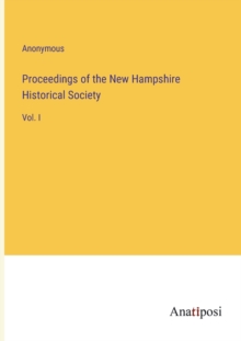 Image for Proceedings of the New Hampshire Historical Society