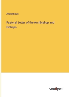 Image for Pastoral Letter of the Archbishop and Bishops