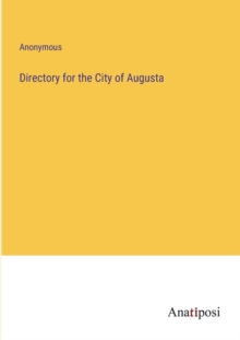 Image for Directory for the City of Augusta