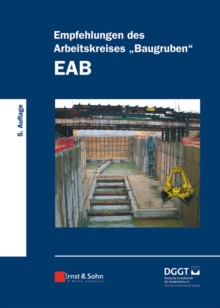 Image for Empfehlungen des Arbeitskreises "Baugruben" (EAB)
