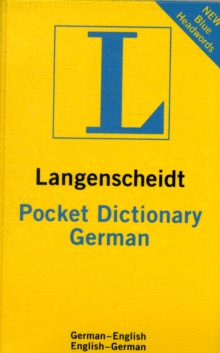 Image for Langenscheidt pocket German dictionary  : German-English, English-German