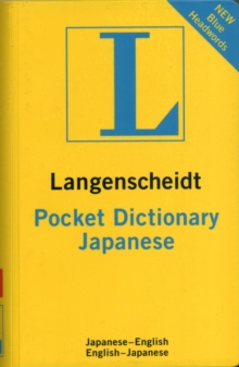 Image for Langenscheidt Japanese Pocket Dictionary: Japanese-English & English-Japanese : Char & Roman
