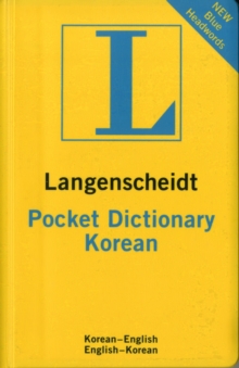 Image for Langenscheidt Korean Pocket Dictionary: Korean-English & English-Korean : Roman & Char