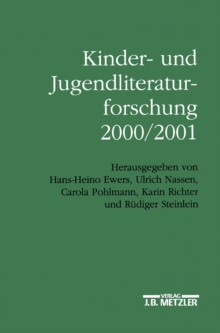 Image for Kinder- und Jugendliteraturforschung 2000/2001: Mit einer Gesamtbibliographie der Veroffentlichungen des Jahres 2000