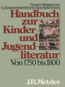 Image for Handbuch zur Kinder- und Jugendliteratur. Von 1750 bis 1800