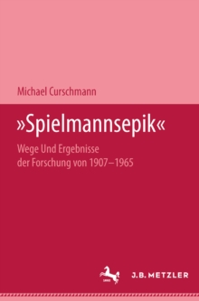 Image for &quot;Spielmannsepik&quote: Wege und Ergebnisse der Forschung von 1907-1965